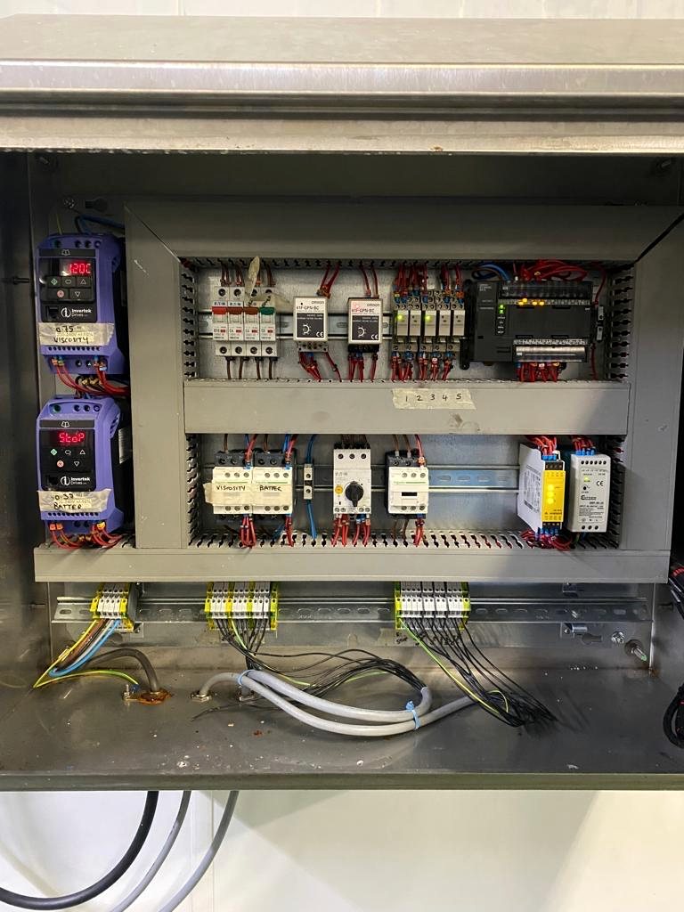 Control panel components and wiring