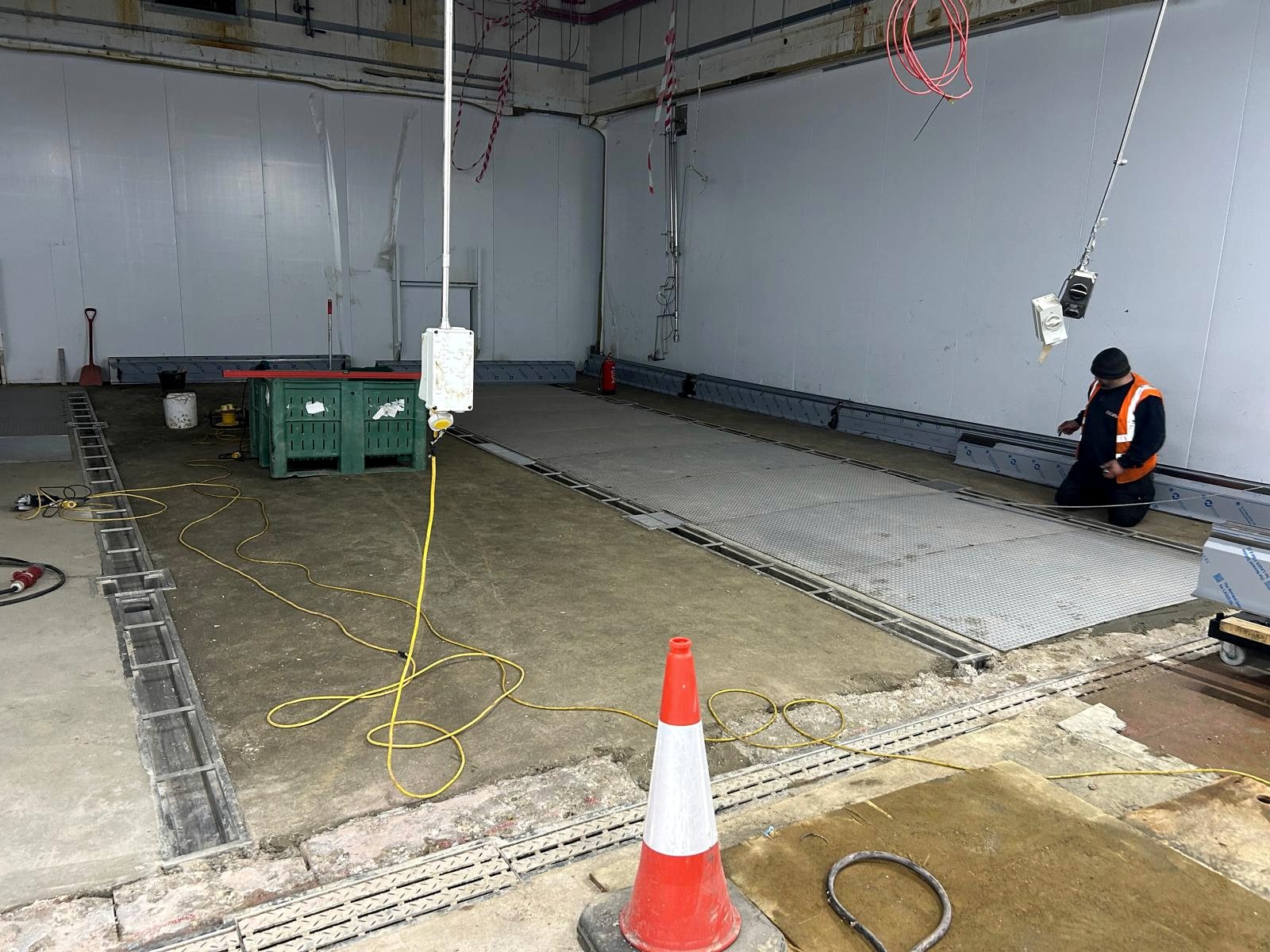 Large industrial site works in progress